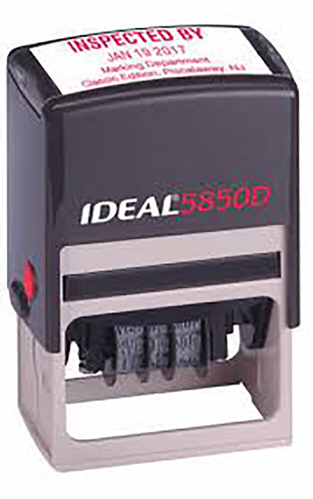 Ideal 5850 Replacement Ink Pad Purple Ink