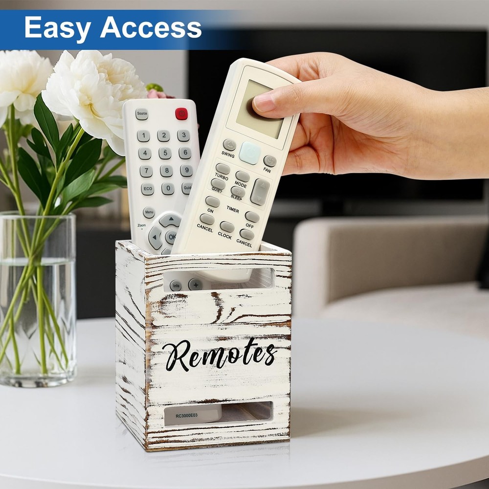 Small Remote Control Holder for Table Bedside Organizer Controller Holder Rem...