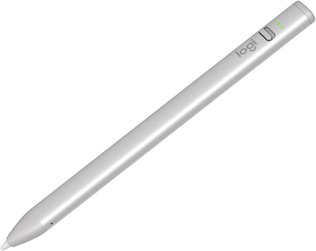 Logitech Crayon Digital Pencil for Select Apple iPad Tablets - USB C -  Mid Gray