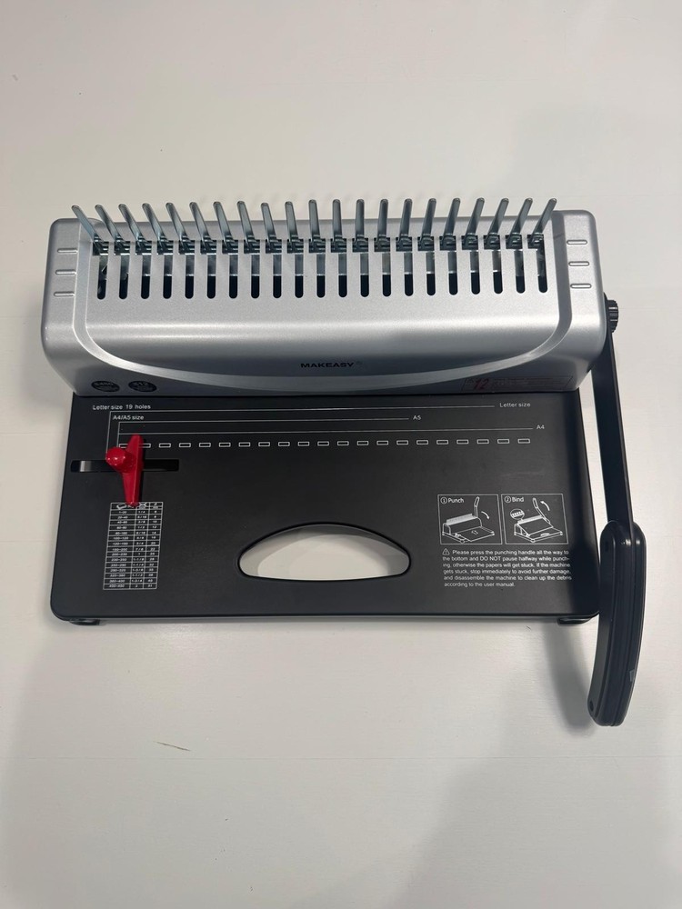Makeasy Thernal Binding Machine 500 Sheet Capacity Digital Touch Panel