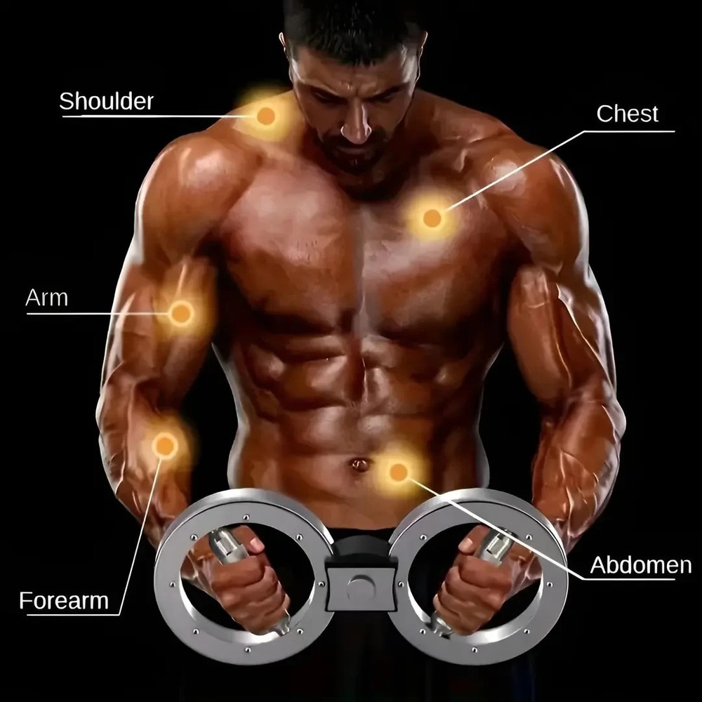 Rotating Burn Machine, Forearm & Shoulder Workout, 10lb Rotating Arm Trainer