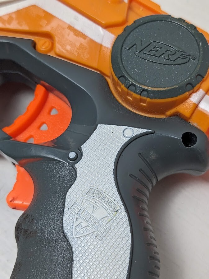 Nerf N Strike Firestrike Elite Orange Light Beam Targeting NO Bullets Or Battery