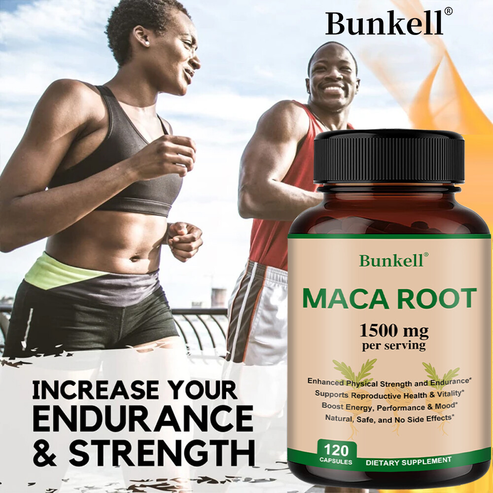 MACA ROOT 1500 MG POTENCY SUPPORT POWER ENERGY CAPSULES PERFORMANCE