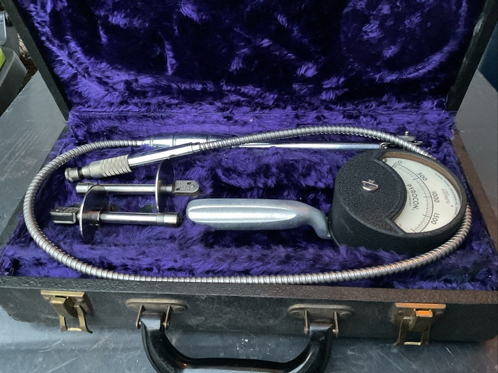 Vintage Alnor Pyrocon Pyrometer Thermometer