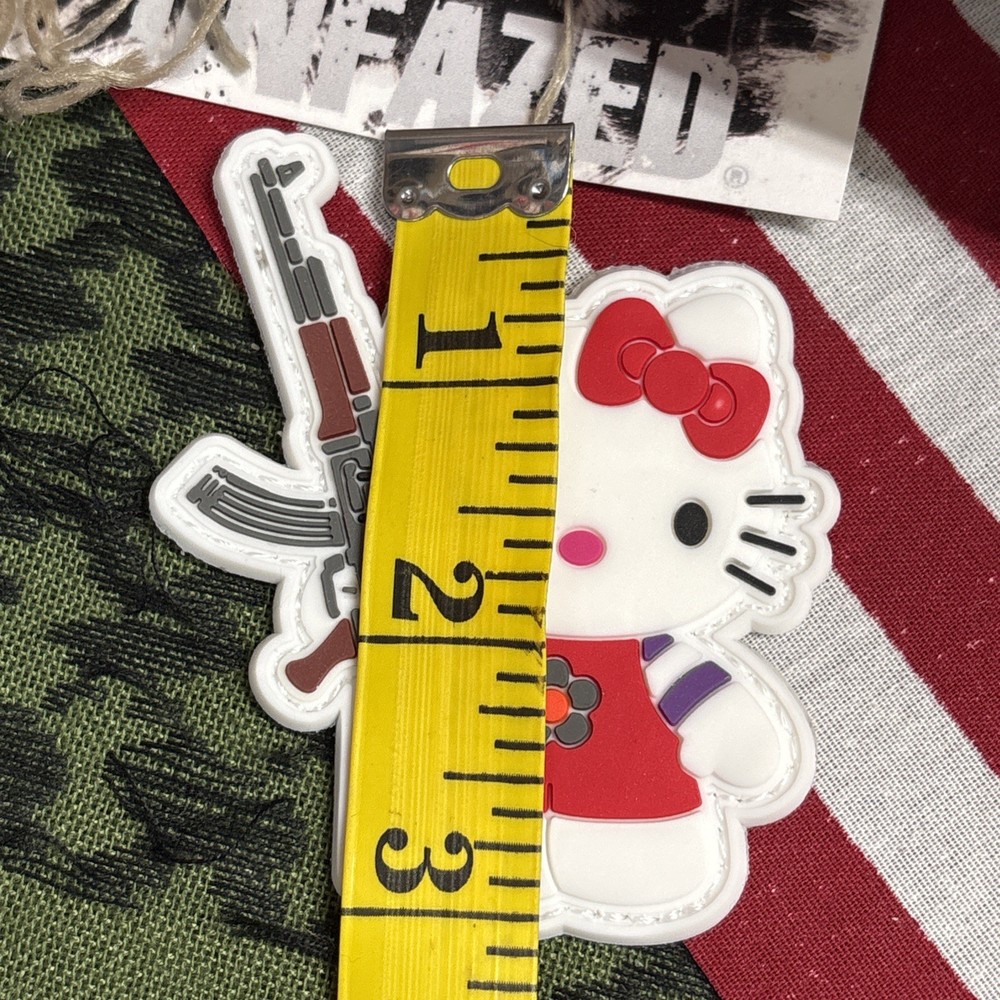 PvC Tactical Kittie Hook And Loop Patch High Quality 3d