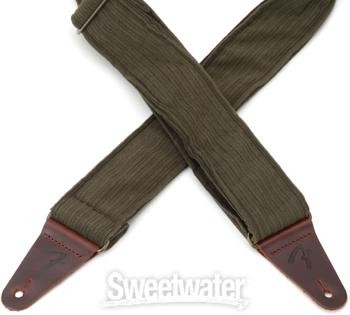Fender Corduroy Guitar Strap - Antique Olive