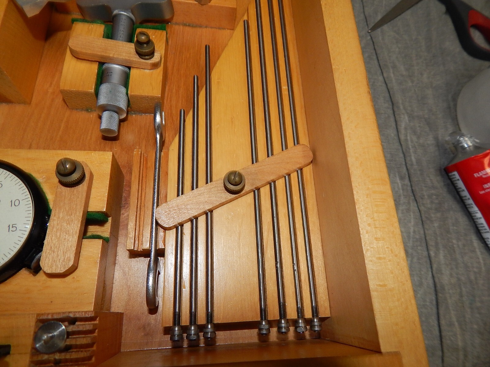 Machinists Tool set with Micrometer, levels and other tools Special purpose ????