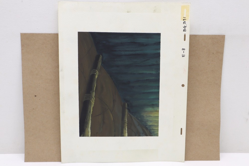 Original Hand Painted Animation Production Background (231-36)