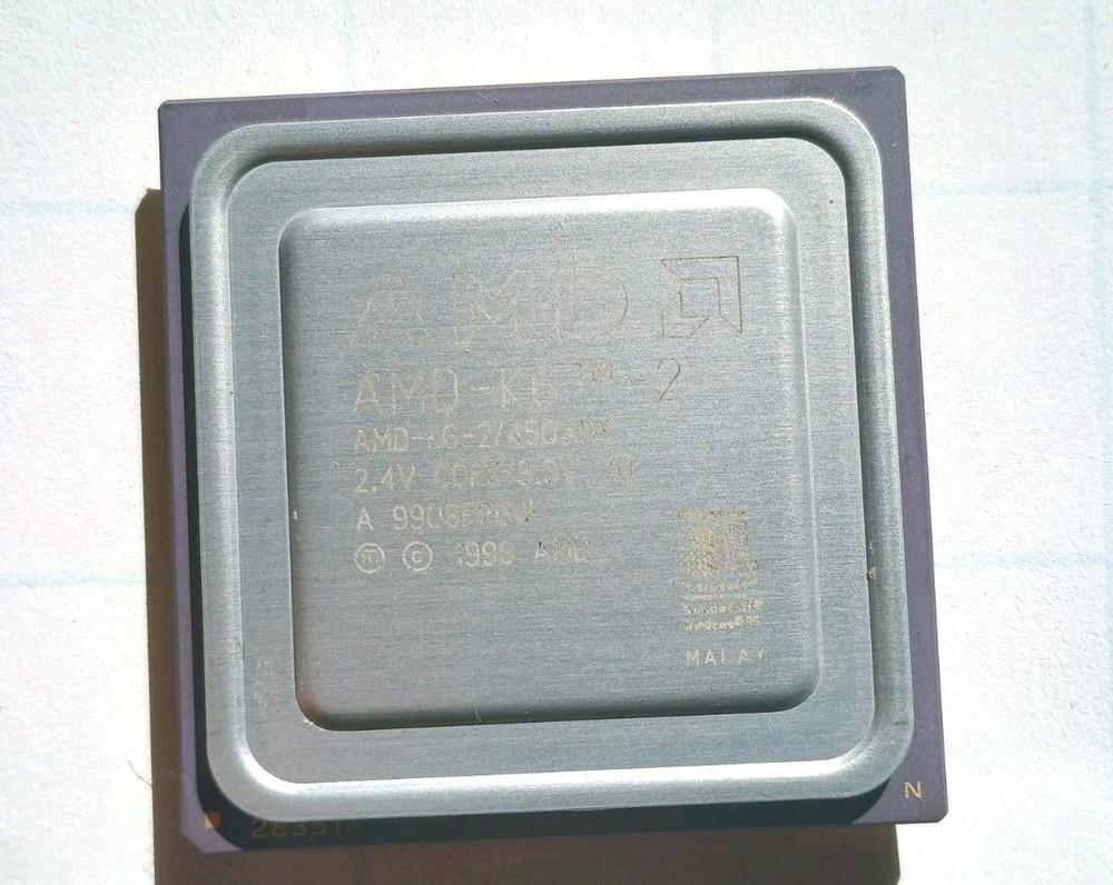 Vintage AMD K6-2/450AHX 450MHz Processor