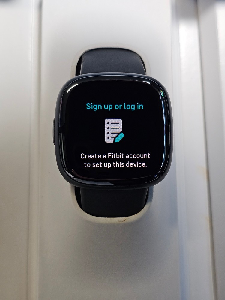 Fitbit Sense 2 Smartwatch Activity Tracker - Shadow Grey/Graphite Aluminum LARGE