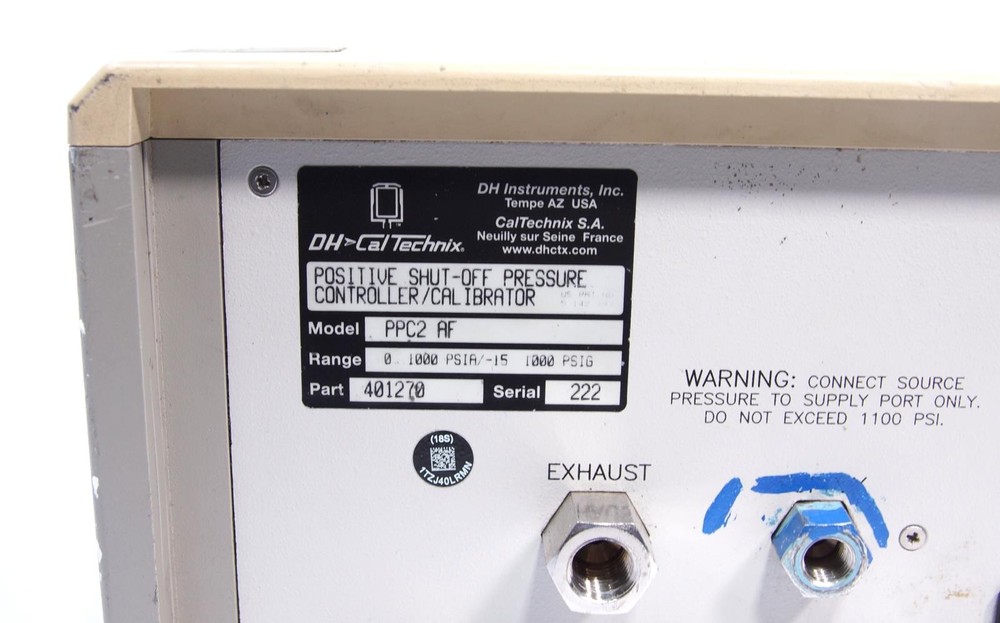 Fluke / DHI PPC2 Automated Pressure Controller / Calibrator