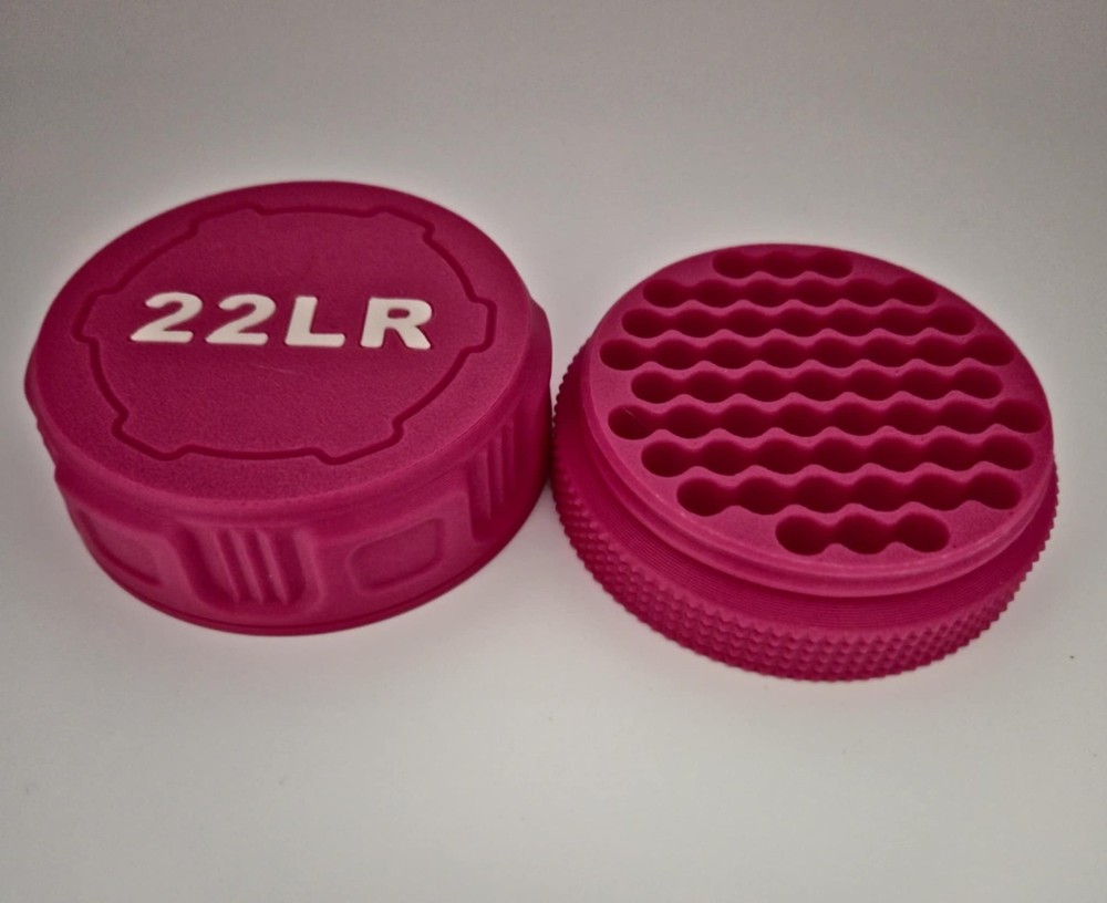 .22LR Ammo Puck – Compact, Stackable Storage for 55 Rounds