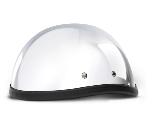 Daytona Helmets Skull Cap EAGLE- CHROME Motorcycle Helmet 4002C