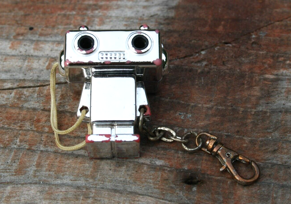 1 pc Robot Music Splitter Silver-Pre-Owned