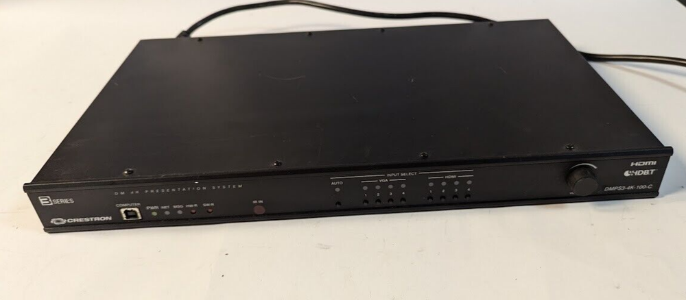 CRESTRON DMPS3-4K-100-C Presentation System w/ Rack Mount Ears