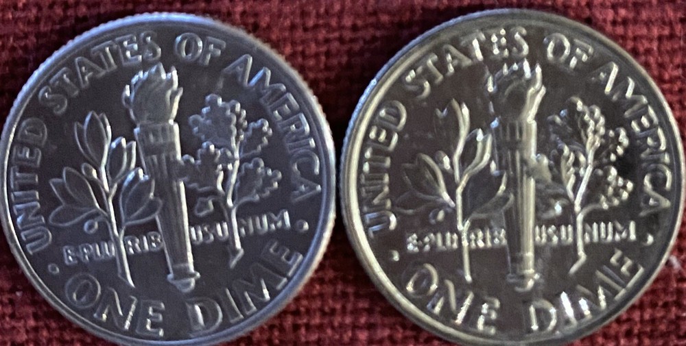 2000 P & D Roosevelt Dime Pair Choice/Gem Bu Set