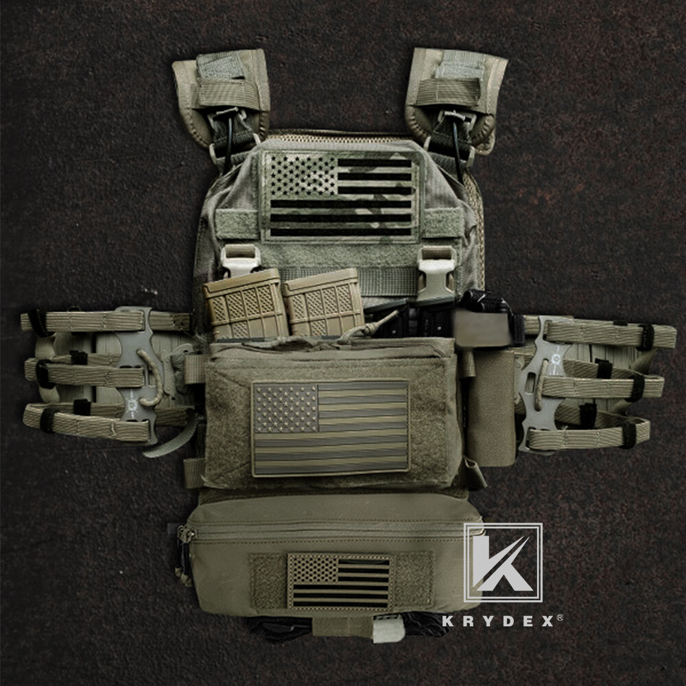 KRYDEX Mini Dangler Drop Pouch Abdominal Carrying for Chest Rig Armor Carrier