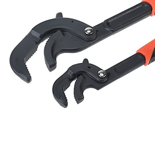 4Pcs Adjustable Pipe Wrench Quick Multi-functional Self-Adjusting Wrench Spanner