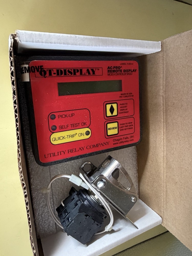 UTILITYRELAY COMPANY B-601QT-P2 QTDISPLAY OPERATOR INTERFACE PANEL
