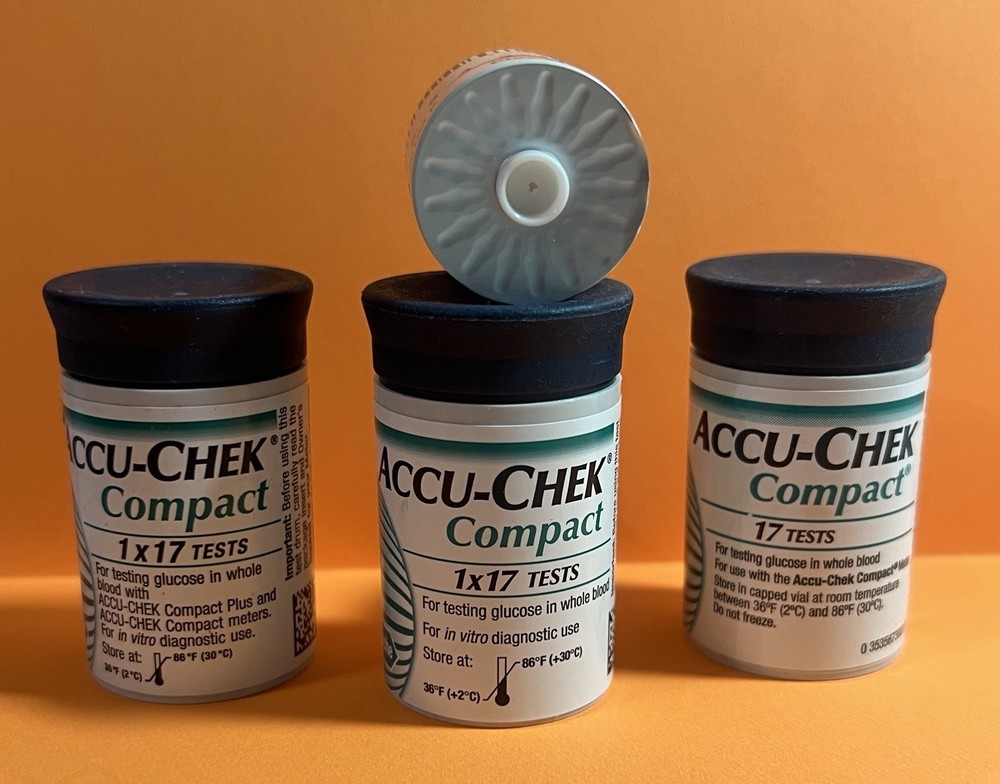 ACCU CHECK COMPACT TEST STRIPS SEALED