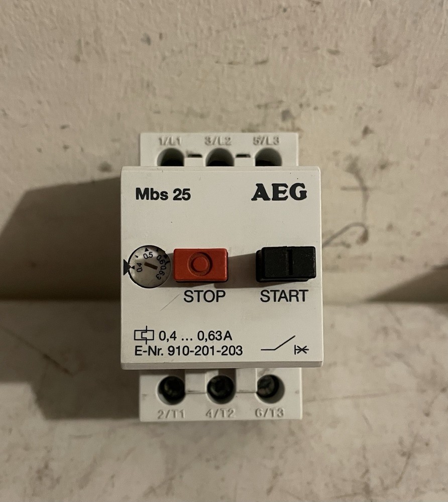 AEG Manual Motor Starter Mbs 25