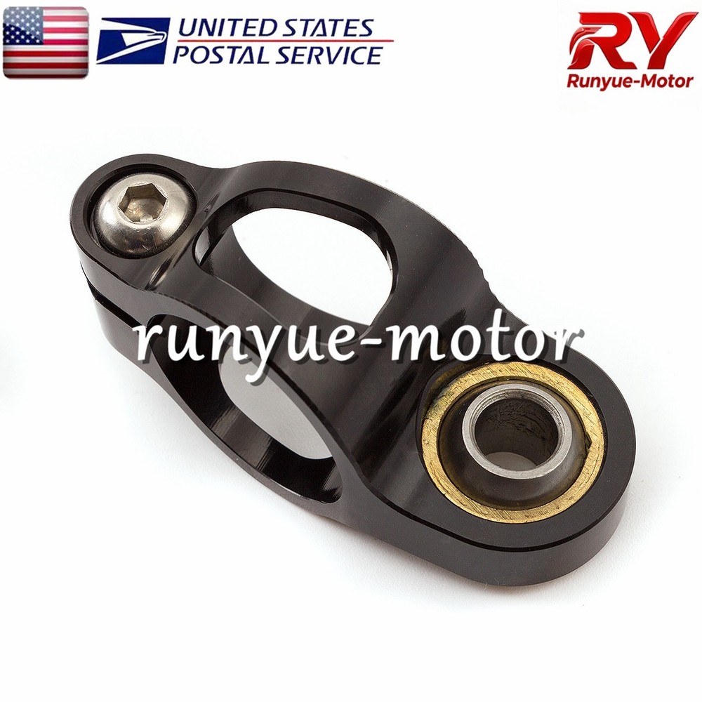 Gold CNC Adjustable Steering Damper Stabilizer Linear Control Universal Aluminum