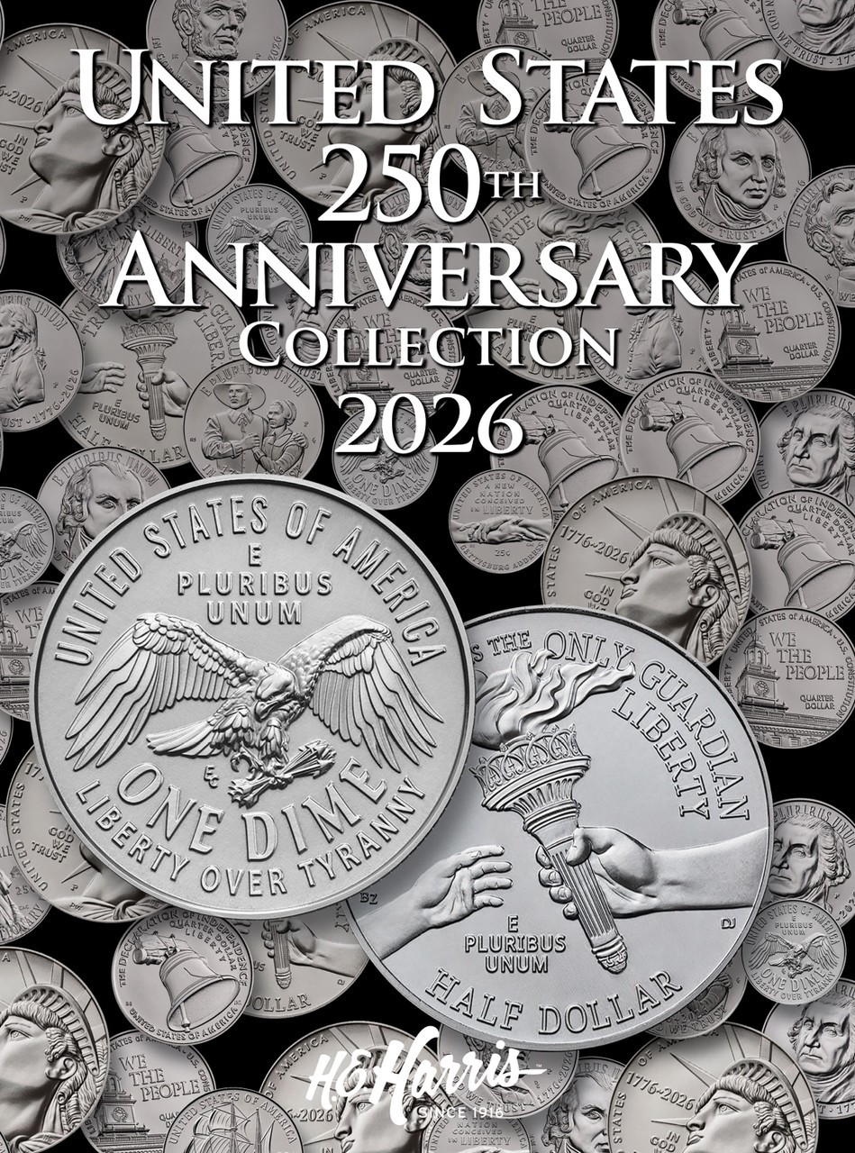 H.E. Harris® Coin Folder - United States 250th Anniversary Collection: 2026