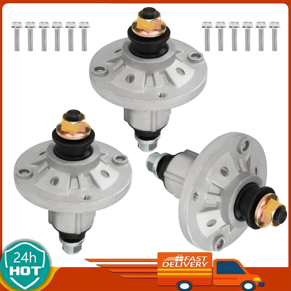 3 x Spindle Assemblies for John Deere D170 E140 E150 E160 E170 AUC15811 48" 54"