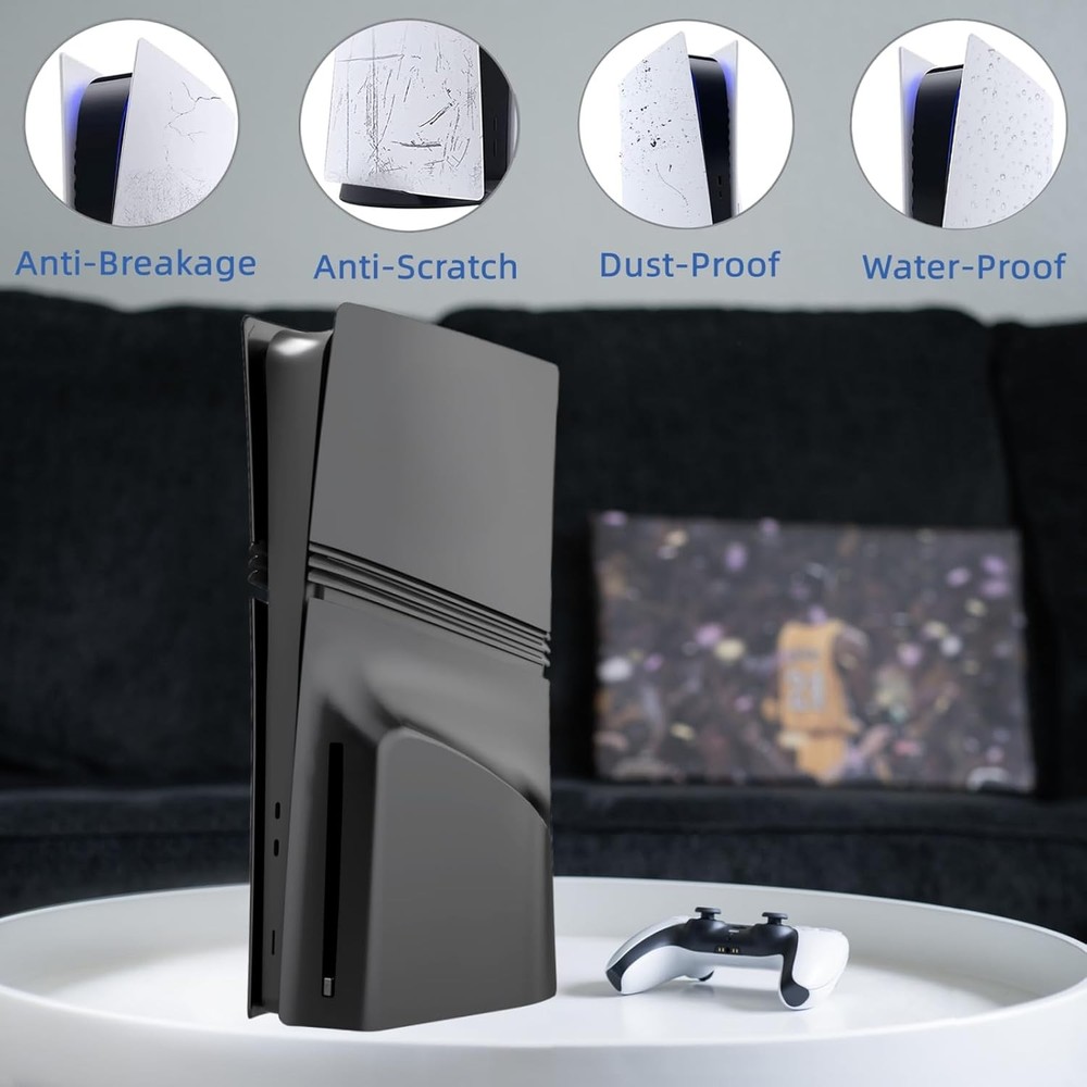 Pro Disc Edition Cover Plates for New PS5 Pro Console, Shell Panels Compatible w