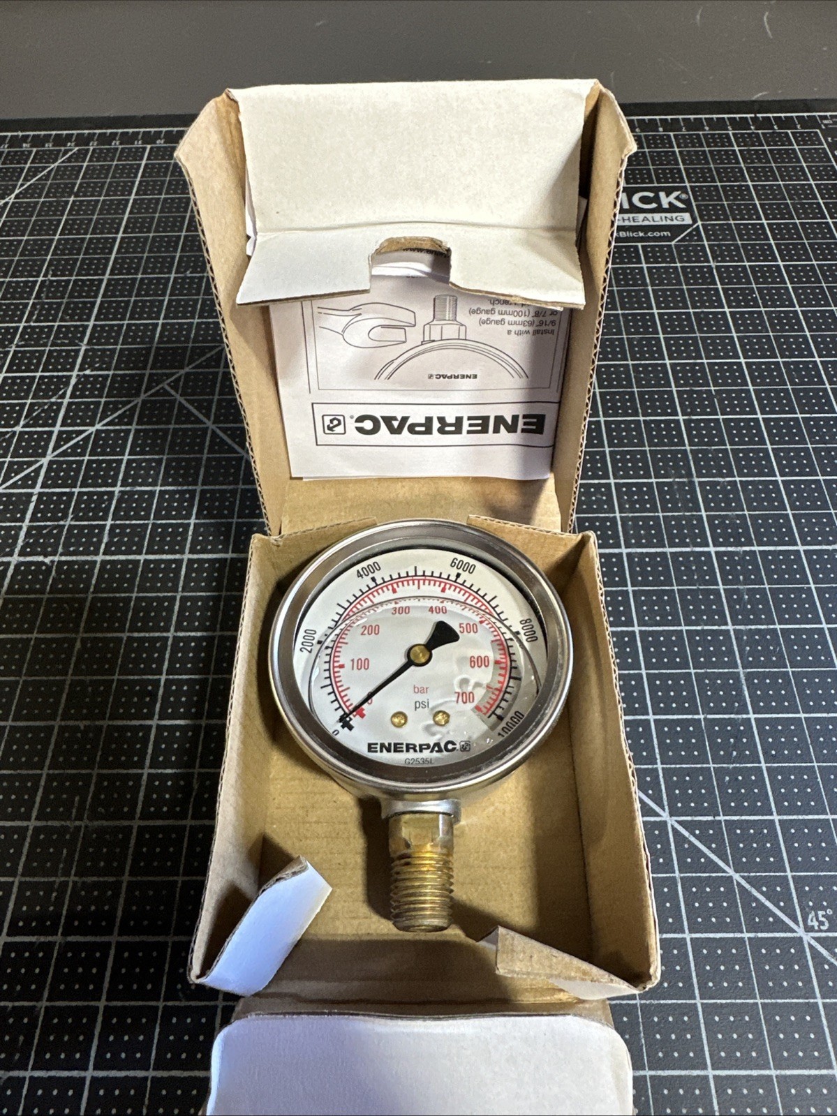 Enerpac G2535L Hydraulic Pressure Gauge