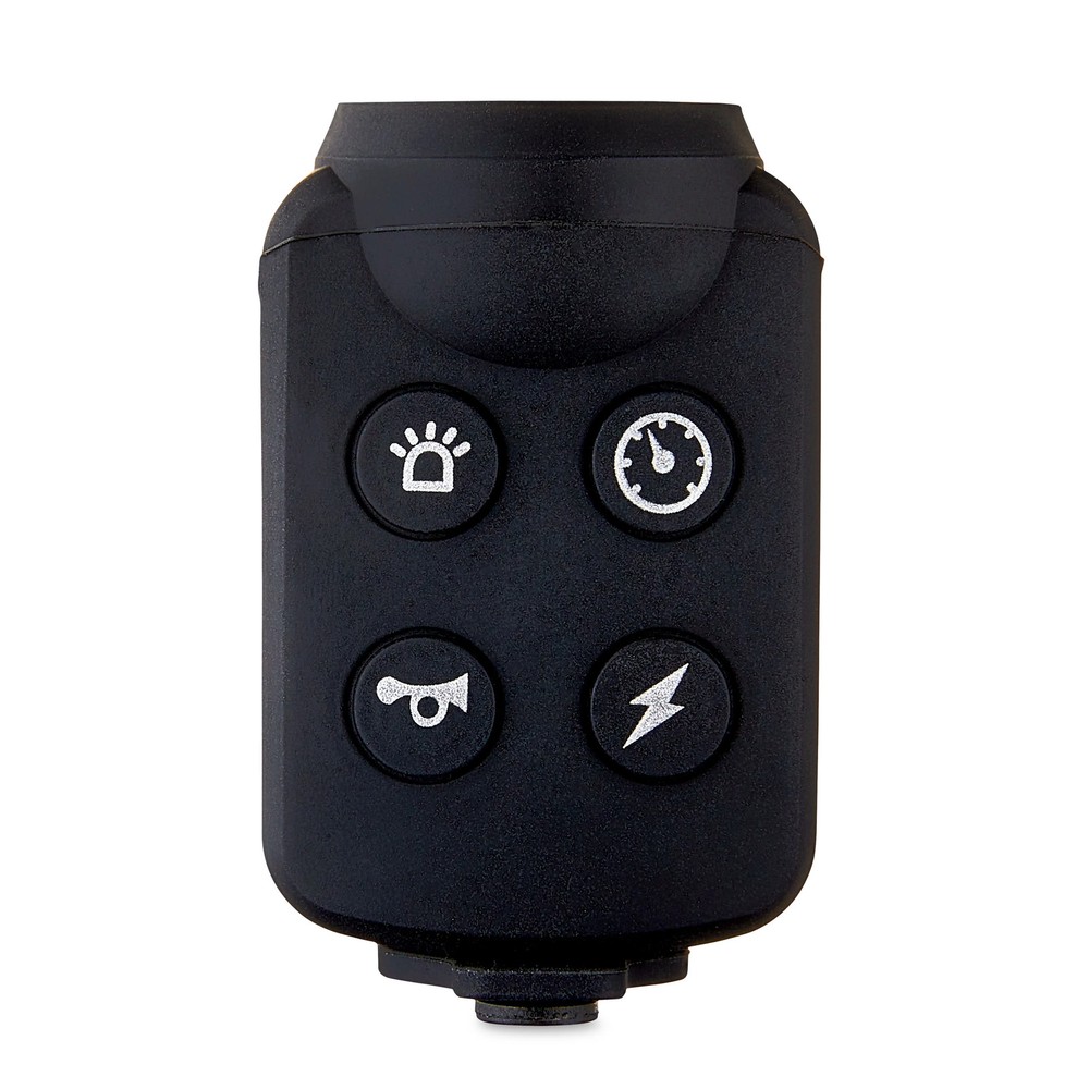 Electronic Bicycle Bell, with Four Unique Horn Types, Black