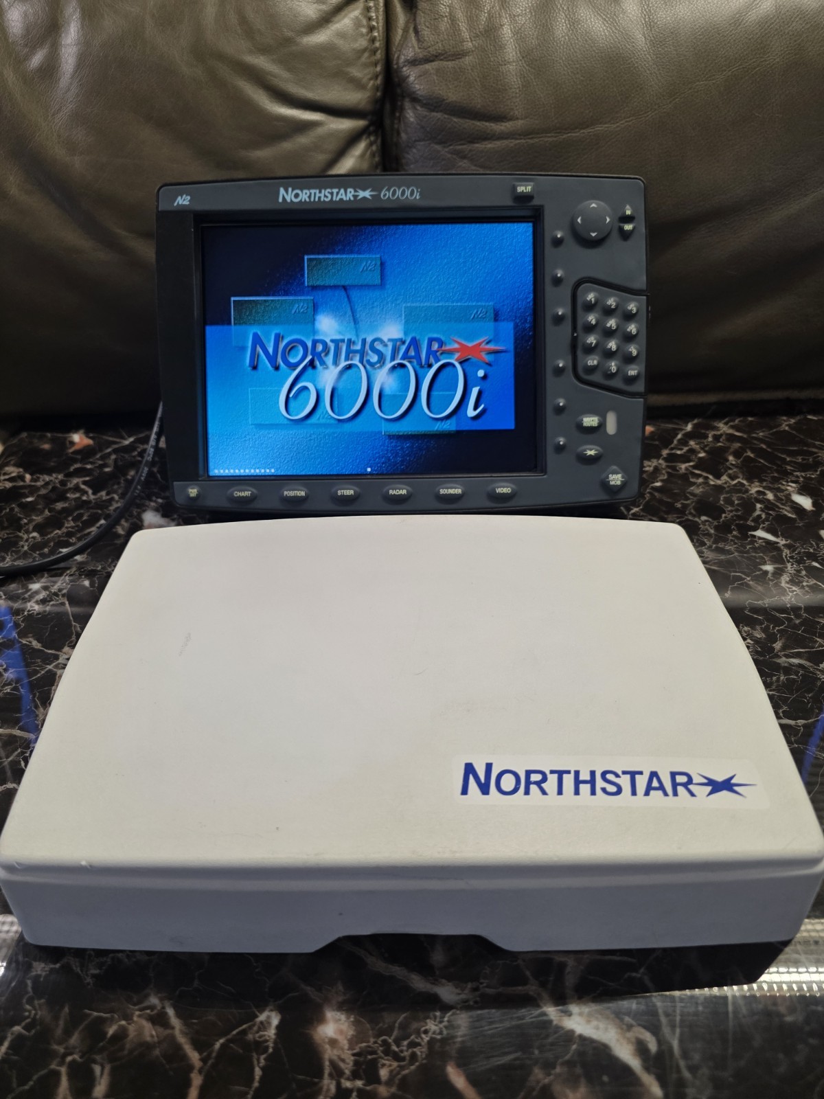 Northstar 6000i N2 10" Color Fishfinder Chartplotter Radar GPS Color Screen