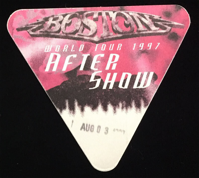 Boston World Tour 1997 Backstage After Show Pass Rare Coca-Cola Starplex Dallas