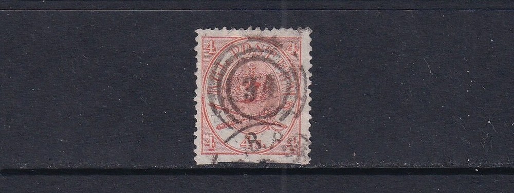 Denmark Used Stamp Sc#13