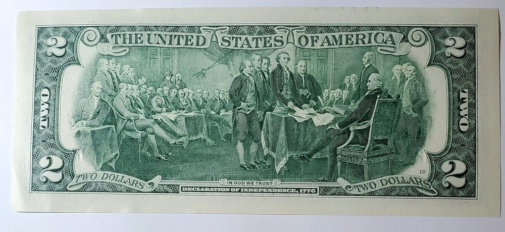 WOW "666" Two Dollar Bill from Hell Michigan Uncirculated