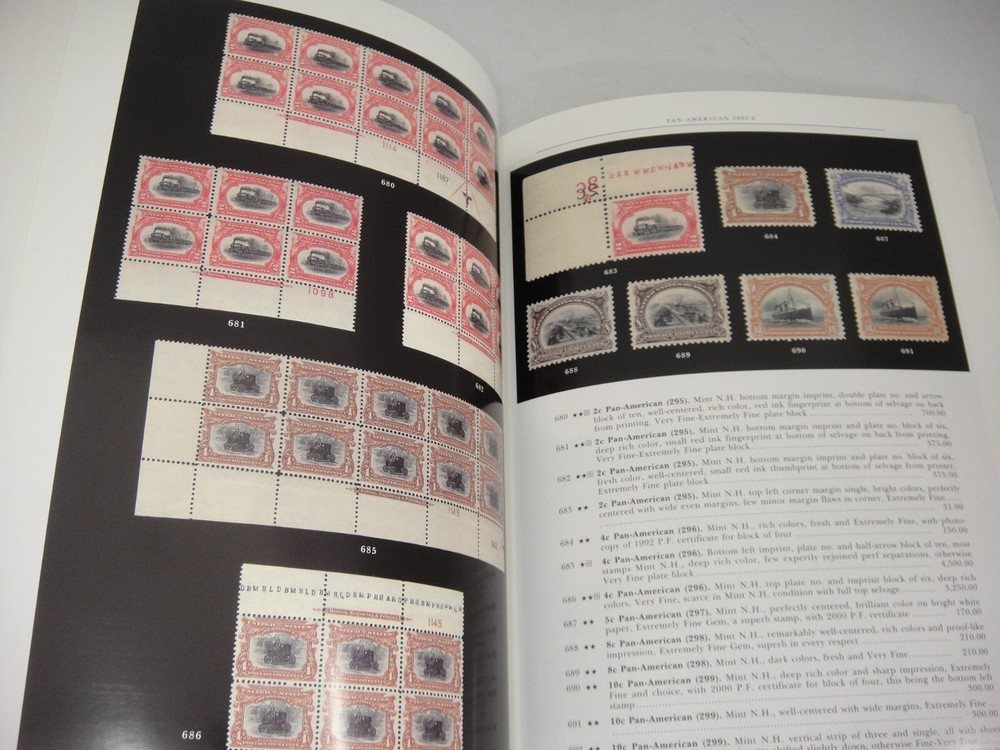 Siegel Stamp Auction Catalog 2000 w Prices Realized Raymond Fox Collection #829