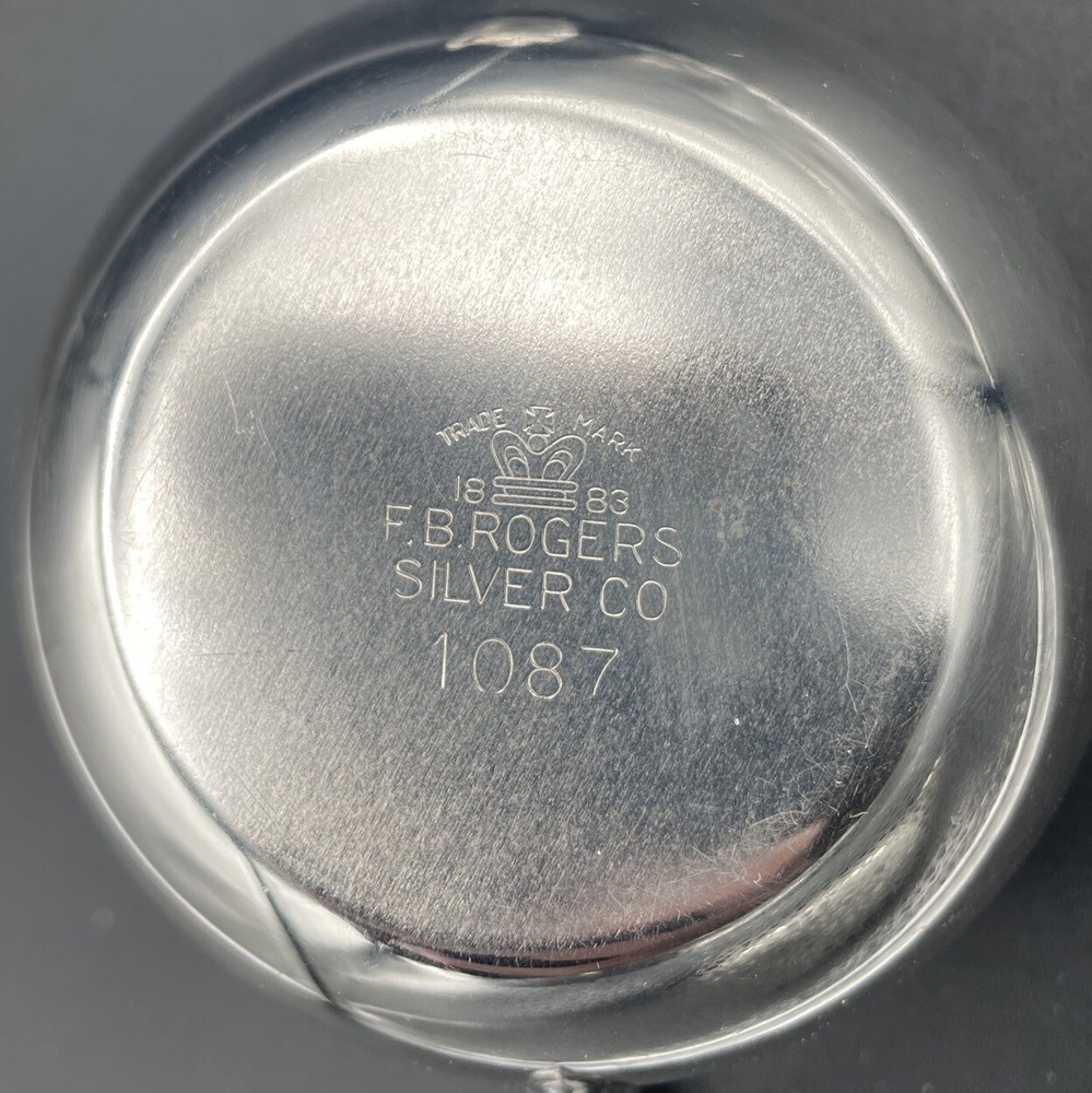 Silver plate FB Rogers Cream And Sugar Set.