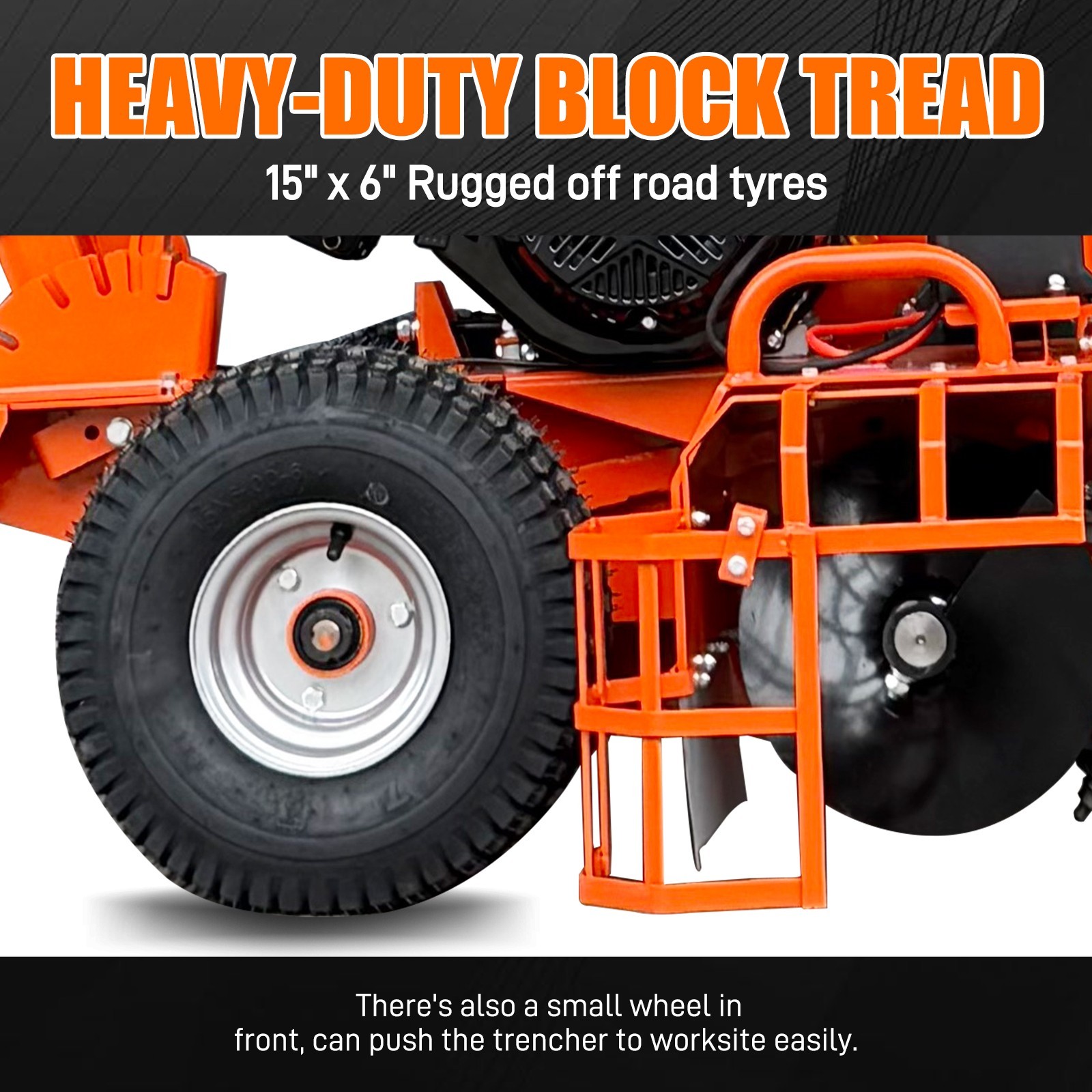 Stump Grinder, Wood Chipper, Trencher Heavy Duty Garden Tool Power Equipments