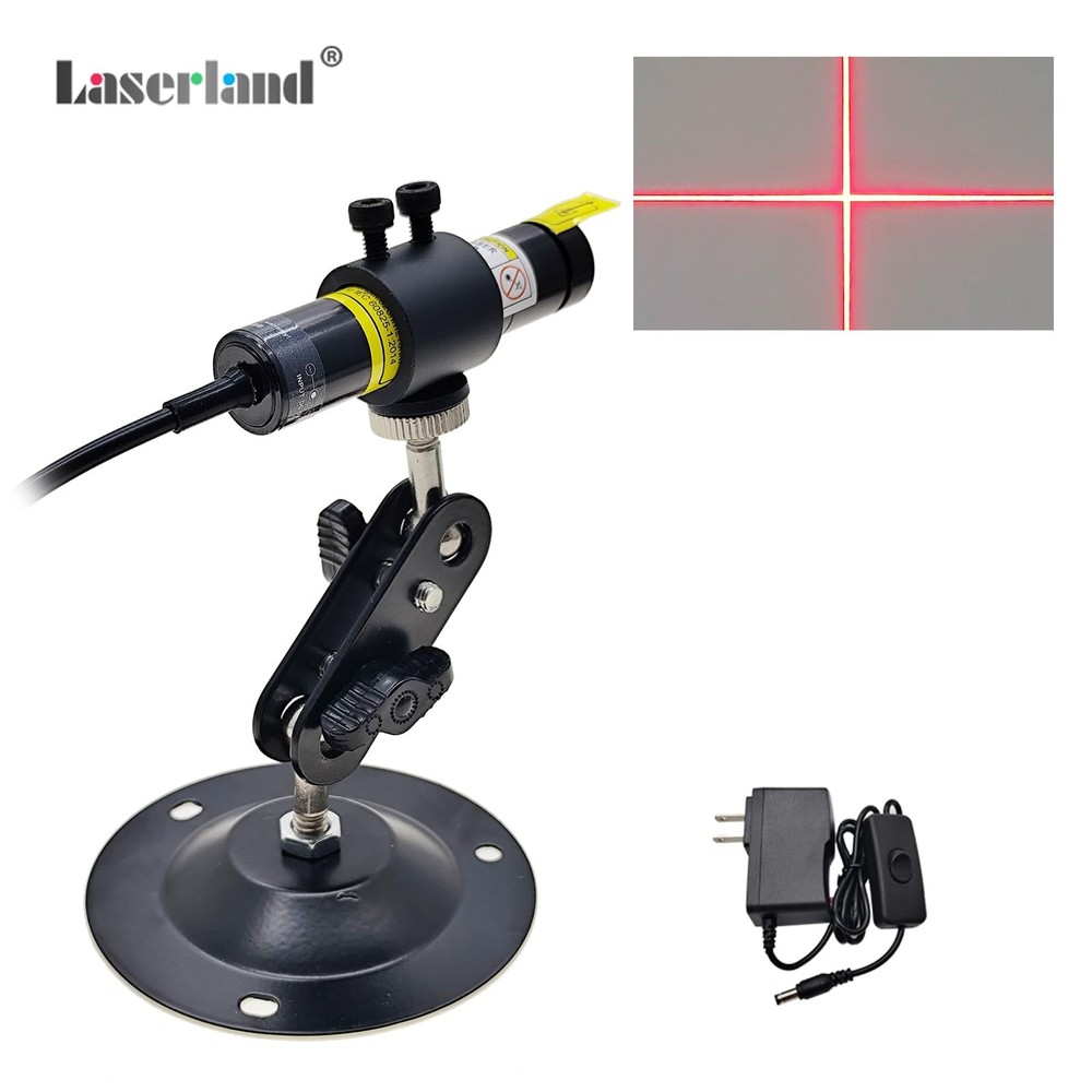 Bright Red Light Cross Module Focusable Locator Generator Placement