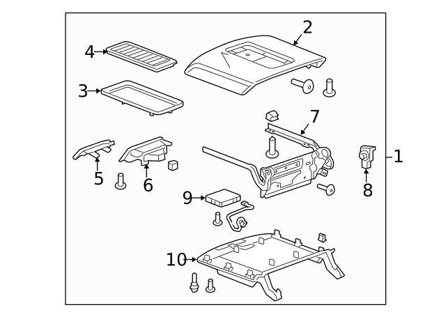 Genuine GM Wireless Charging System Module 84490388