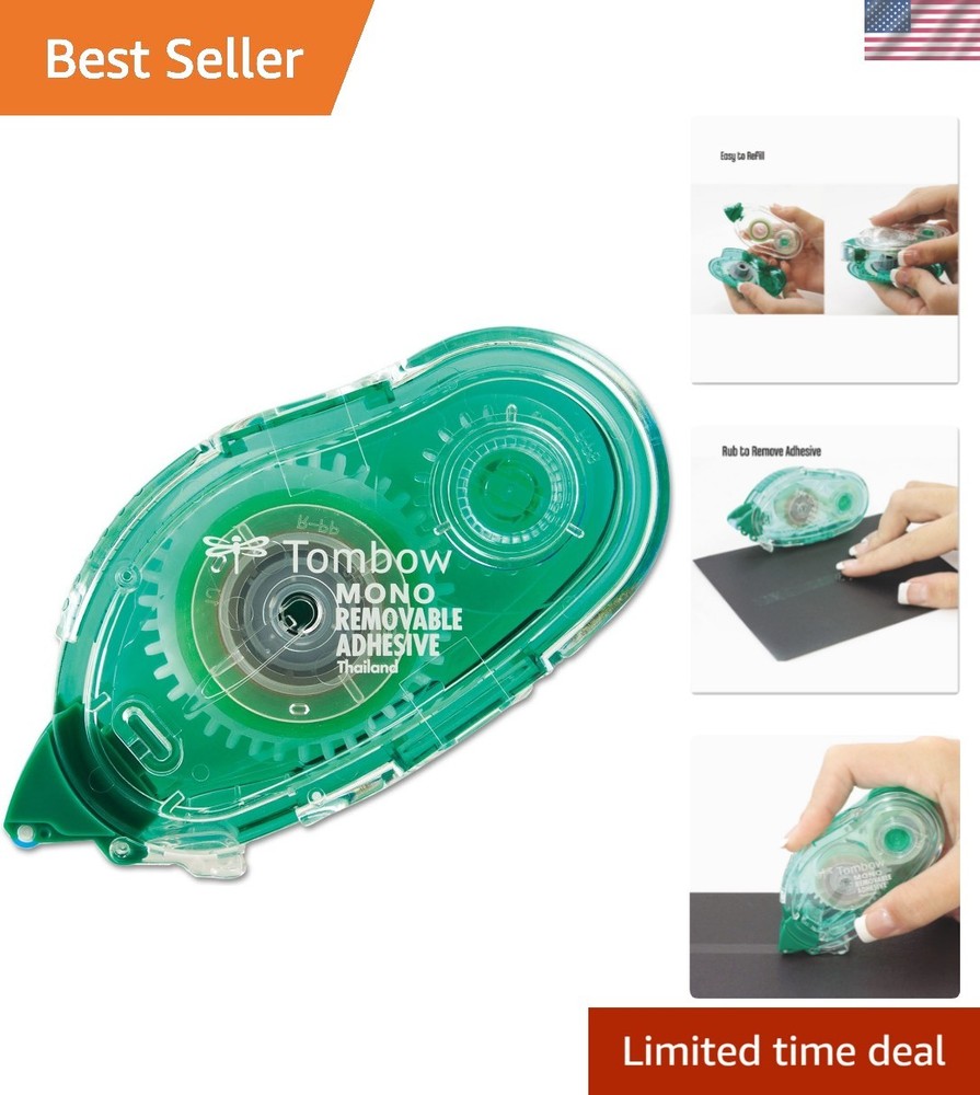 Mono Roller Applicator with Protective Cap – Ideal Adhesive for Craft Projects