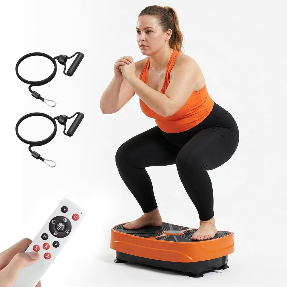 Vibration Plate Exercise Machine, Vibrating Plate for Lymphatic Drainage & We...