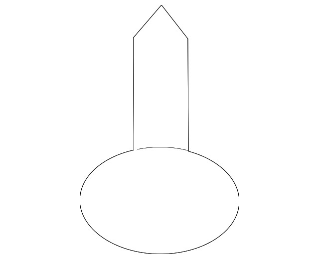 Genuine GM Headlining Trim Panel Retainer 11547171
