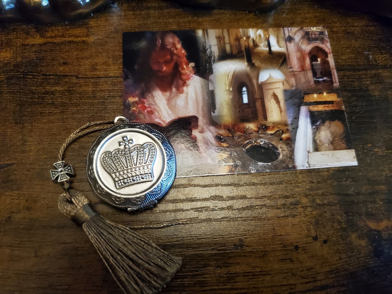 Life of Jesus Locket Nativity, Church of Ascension, Cenacle, Tomb of Jesus