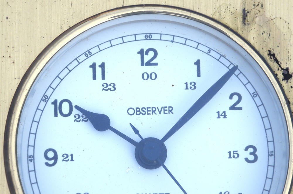 OBSERVER CHRONOMETER WERKE GERMANY MARINE SHIP BOAT NAVIGATION CLOCK QUARTZ
