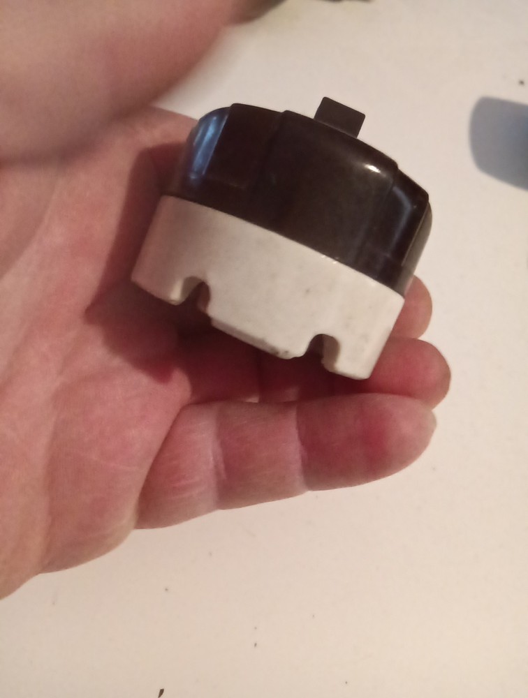 Vintage Eagle Light Switch Plastic And Porcelain