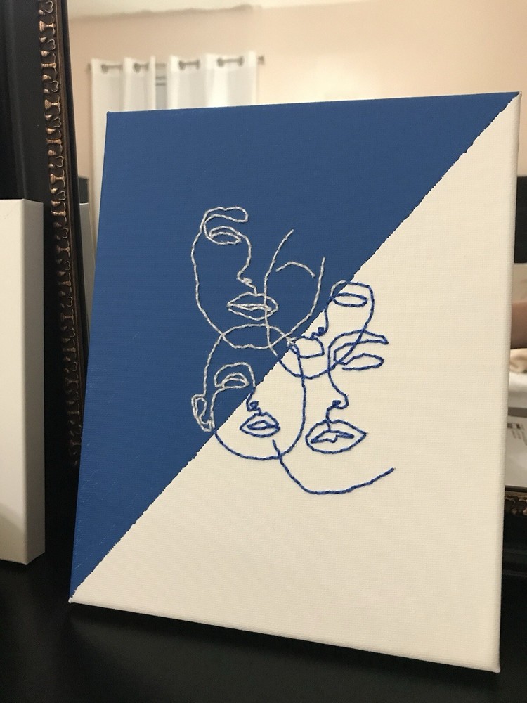 Embroidered Canvas