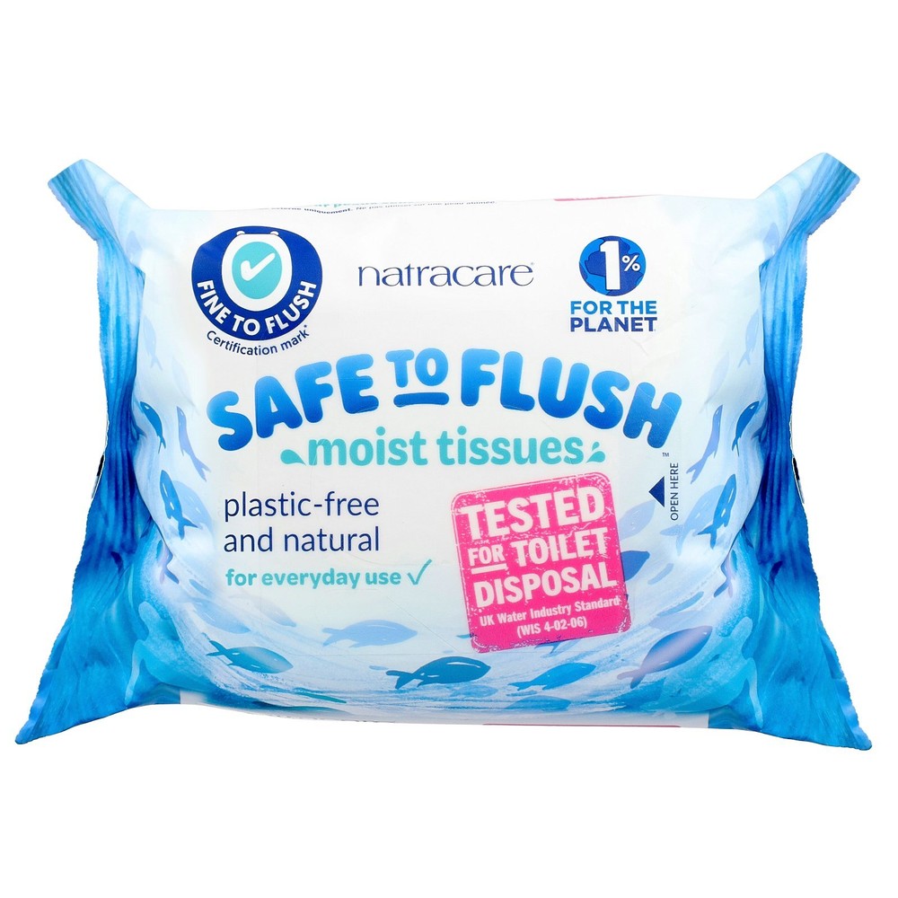 Safe to Flush, Moist Tissues, 30 Tissues