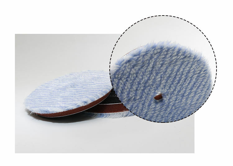 5"microfiber cutting buffing pads da rotary 2pc