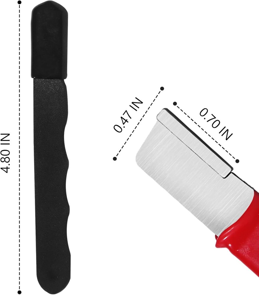 2Pcs Garden Tool Sharpener Quick Gardening Scissors Sharpener for Lawn Mower ...